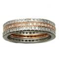 14k Gold 1ct TDW Diamond Stackable Eternity Band Set (H-I, I2-I3)
