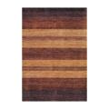 Indo Hand-knotted Tibetan Brown Wool Rug (4' x 6')