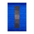 Indo Hand-knotted Tibetan Blue Wool Rug (4' x 6')