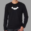 Los Angeles Pop Art Men's 'Bite Me' Bat Long Sleeve T-Shirt