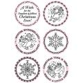 JustRite Stampers 'Whimsical Christmas' Original Stamp Set (12 Pieces)
