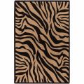 Flat-weave Zebra Print Flora Rug (5' x 7'6)