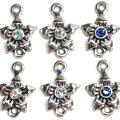 Jolee's Jewels 'Silver Flowers' Swarovski Elements Connectors