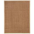 Beachcomber Sisal Boucle Weave Rug with Khaki Cotton Border (8' x 10')