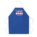 Attitude Aprons 'I am the Boss' Blue Apron