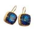 Mystic Quartz Sterling Silver Earrings (India)