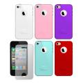 Apple iPhone 4 / 4S Premium Crystal Skin Case with Screen Protector