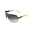 Men's Black/ Yellow Shield Sunglasses
