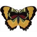 Hand Tufted Yellow Butterfly Wool Rug (2' x 3')