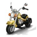 Harley-style Yellow Battery Operated Chopper Motorcycle Ride-on