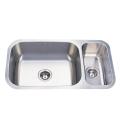 Elongated 32-inch Stainless Steel Undermount Dual Kitchen Sink