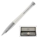 Parker Urban Premium Metallic White Chiselled CT Ballpoint Pen