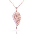 Nitez N Daze 14k Gold 1/4ct TDW Black and White Diamond Necklace (G-H, I1-I2)