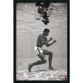 'Ali Underwater' Gel-Textured Art Print