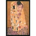 Gustav Klimt 'The Kiss (Le Baiser / Il Baccio) 1907' Gel-Textured Art Print