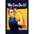 Howard Miller 'Rosie The Riveter' Gel-Textured Art Print