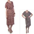 Journee Collection Junior's Sheer Open Back Empire Waist Dress