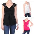 Sugar & Spice Junior's Cap Sleeve Lace Back Knit Top