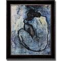 Pablo Picasso 'Blue Nude' Framed Canvas Art