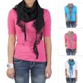 Hailey Jeans Co. Pretty Angel Women's Lace Trim Scarf
