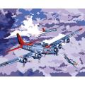 Plaid B-17 Bomber Paint-by-Number Kit (16x20)