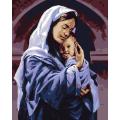Plaid 'Mother and Child' Paint-by-Number Kit (16x20)