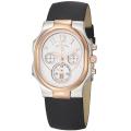 Philip Stein Women's 'Signature' White Dial Two Tone Chronograph Watch