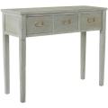 Sete 3-drawer Antiqued Grey Console Table