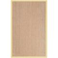 Hand-woven Yellow Tactical Seagrass Rug (9' x 13')