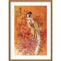 Chinese 'Goddess of Prosperity' Framed Art Print