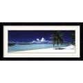 'Tropical Beach (Panel)' Framed Art Print