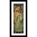 Alphonse Mucha 'Soir (Evening)' Framed Art Print