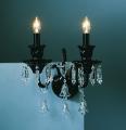 Karling Black 2-light Wall Sconce