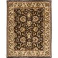 Handmade Heritage Treasure Brown/ Ivory Wool Rug (12' x 15')