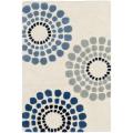 Handmade Soho Celeste Ivory New Zealand Wool Rug (2' x 3')