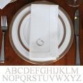 Cathys Concept's White Linen Hemstitch Napkins (Set of 6)
