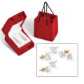 Ultimate CZ 10k Yellow Gold Cubic Zirconia 3-pair Earring Set