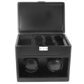 Collectors Black Dual Watch Winder/ Storage Box