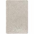 Hand-woven Int White shag Rug (5' x 7'6)