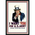 I Want You 'Uncle Sam' Gel-textured Art Print