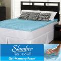 Slumber Solutions Gel Highloft 4-inch Queen/ King/ Cal King-size Memory Foam Mattress Topper