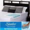 Slumber Solutions Gel 4-inch Queen/ King/ Cal King-size Memory Foam Mattress Topper with Cover