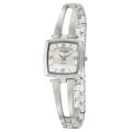 Caravelle Women's Diamond White Mother of Pearl Dial Stainless Steel Watch