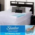 Slumber Solutions Gel 4.5-inch Queen/ King/ Cal King-size Memory Foam and Fiber Mattress Topper