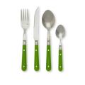 LeBrun 24-piece French Bistrot flatware Set (Green)