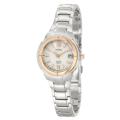 Seiko Women's Solar White Dial Stainless Steel Watch