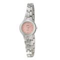Seiko Women's Solar Pink Dial Stainless Steel Watch
