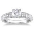 18k White Gold 2ct TDW Diamond Engagement Ring (G-H, SI1-SI2)