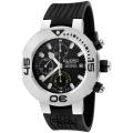 Clerc Men's 'CXX Scuba 250' Black Rubber Watch