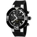 Clerc Men's 'CXX Scuba 250' Black Rubber Watch